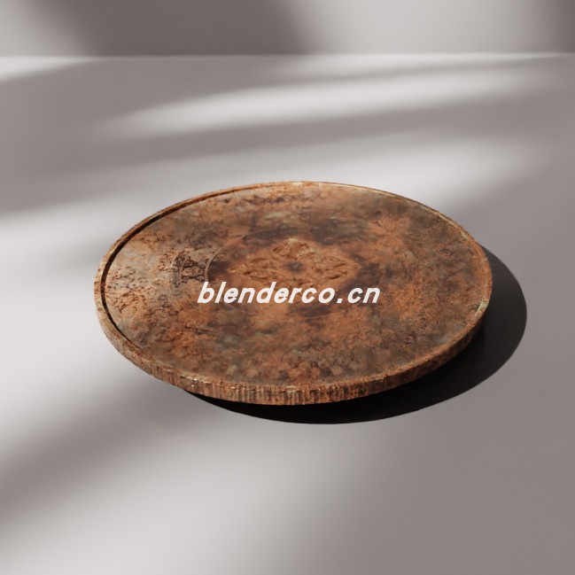blender装饰铜币模型_blender布的62