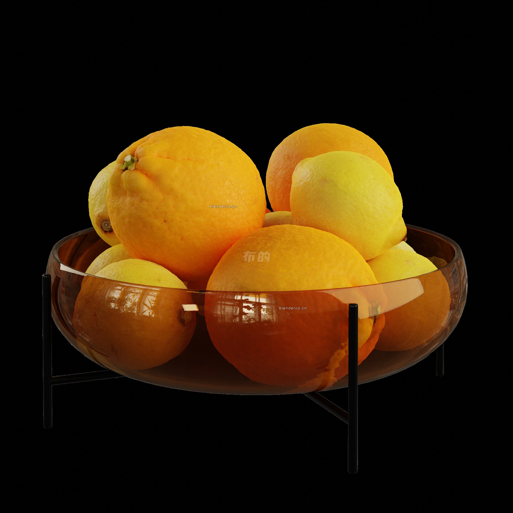 blender橙子模型_blender布的05