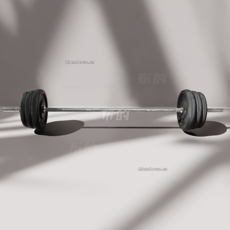 blender哑铃模型_blender布的48