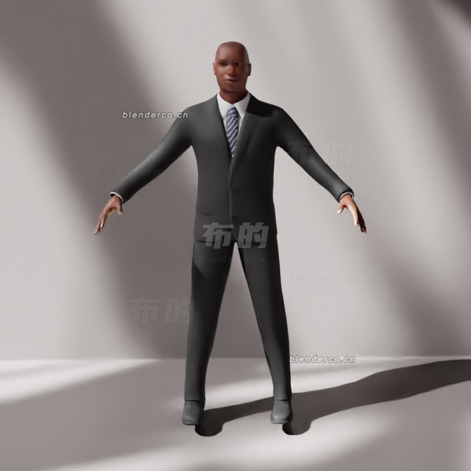 blender摩根角色模型_blender布的88