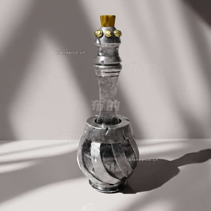 blender魔法药水模型_blender布的33