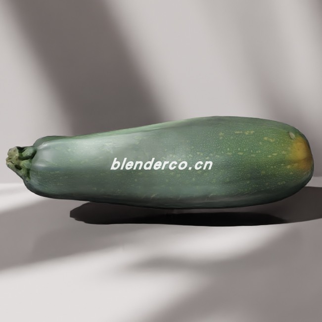 blender西葫芦模型_blender布的89
