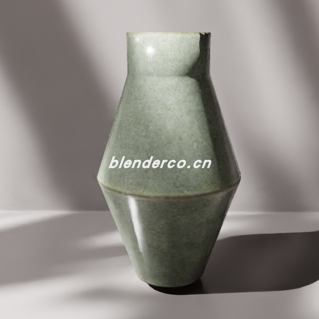 blender釉面花瓶模型_blender布的118
