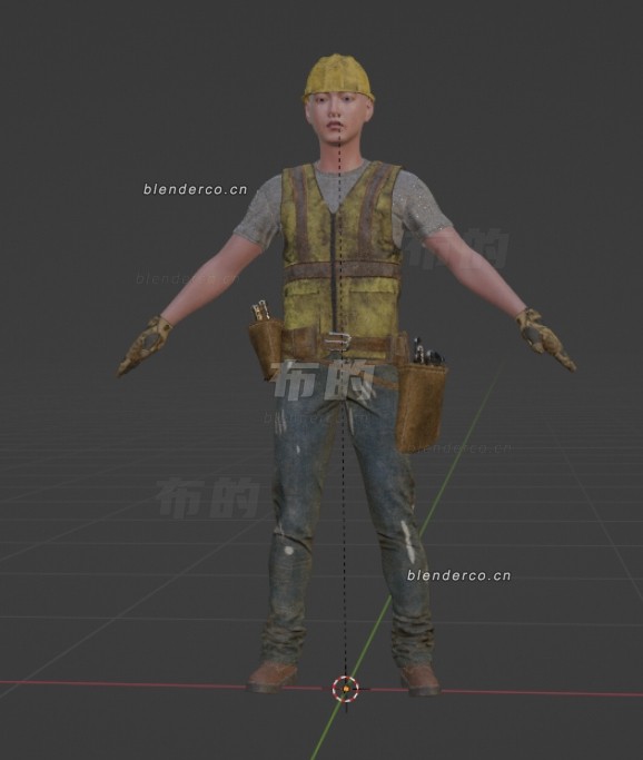Blender 挖矿工人