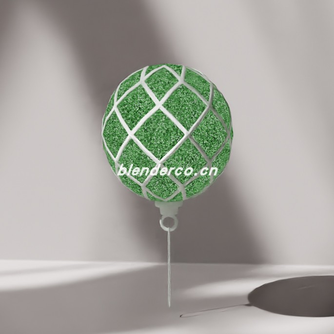 blender圣诞树装饰球模型_blender布的51