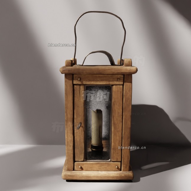 blender木灯笼模型_blender布的239