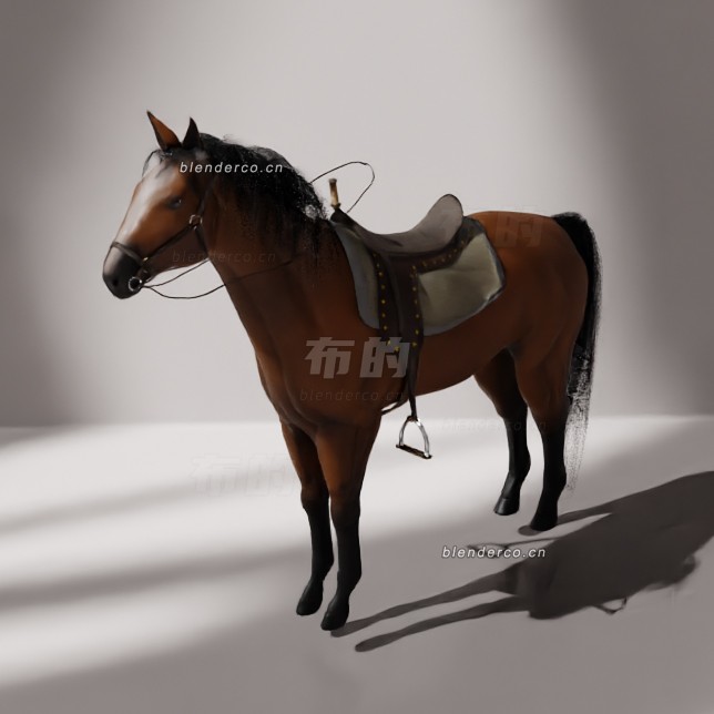 blender马儿模型_blender布的104