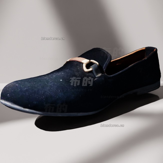blender休闲鞋模型_blender布的52