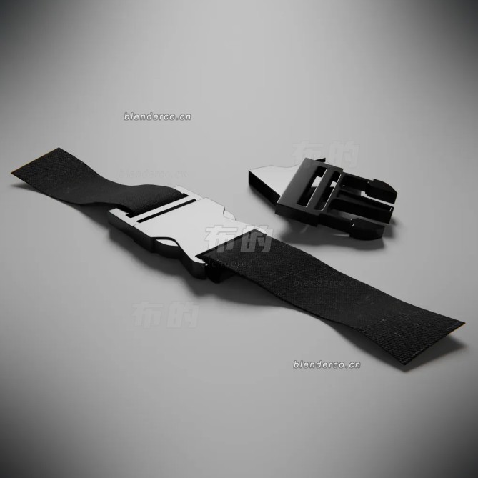 blender背包扣模型_blender布的78