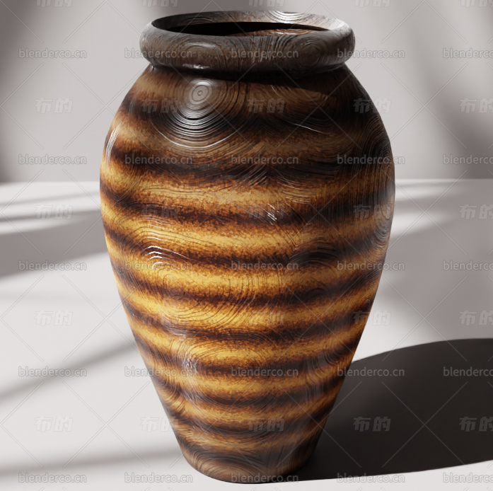 blender花瓶花盆blender布的模型33