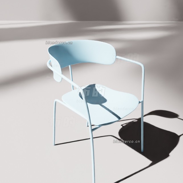 blender背靠椅模型_blender布的128