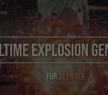 火焰爆破节点生成-群内资源Explosion Generator