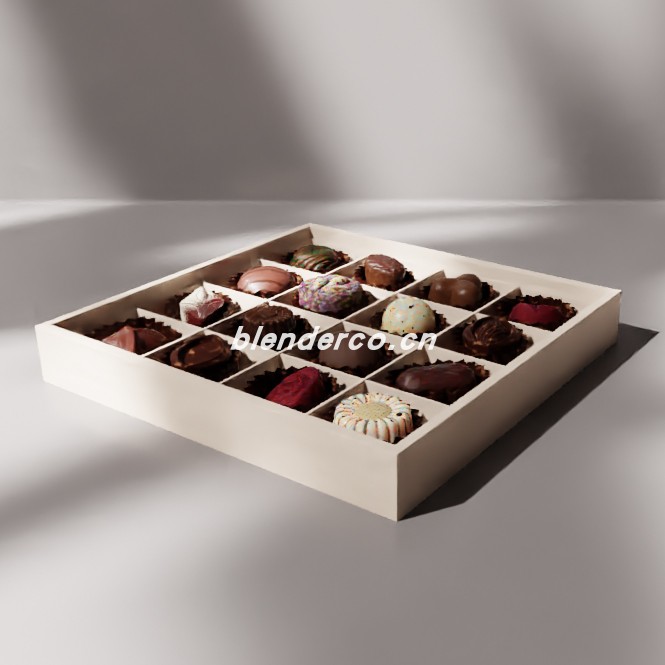 blender巧克力模型_blender布的19