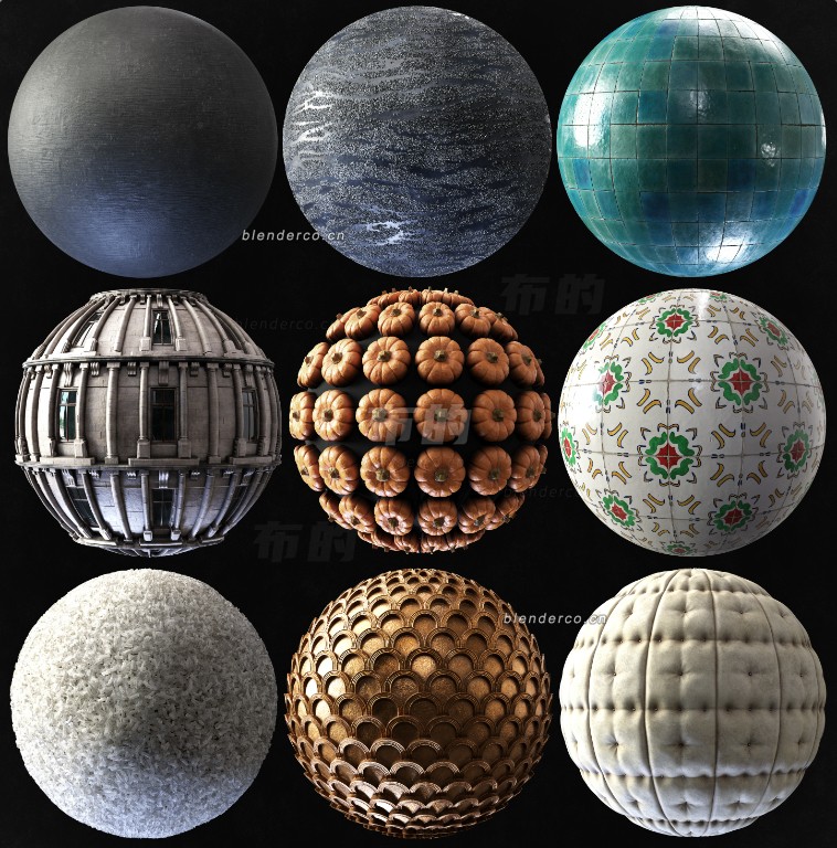 blender陶瓷材质预设_blender布的35