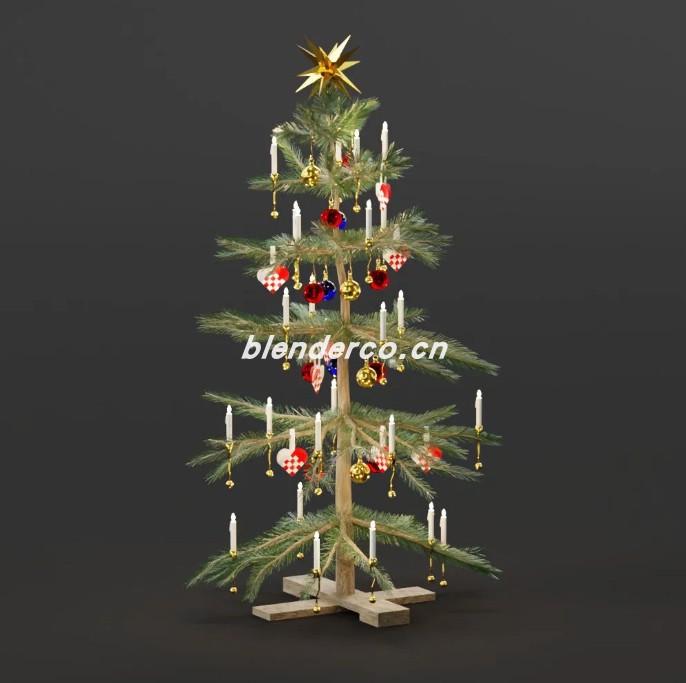 blender圣诞树模型_blender布的41