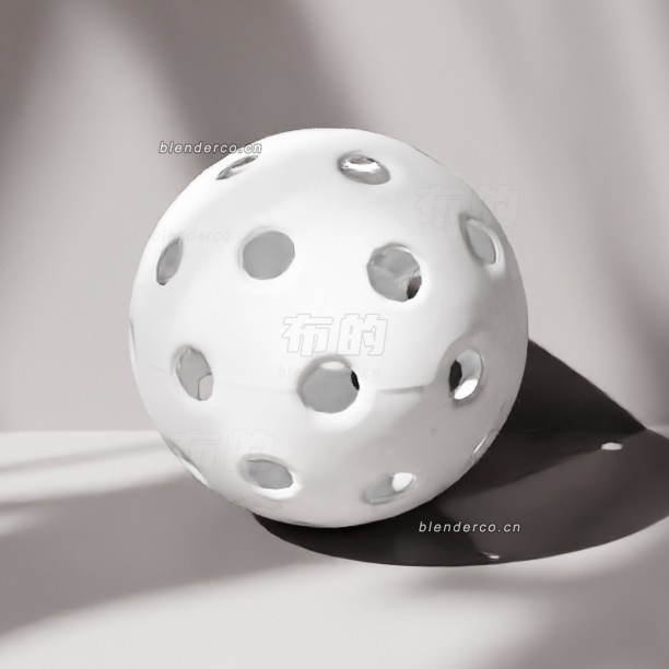 blender匹克球模型_blender布的39