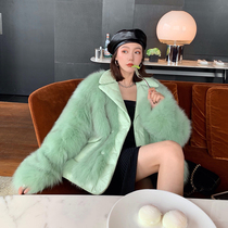 COCO LIMITED 超嗲实力派 显瘦不臃肿~ 芬兰进口狐狸毛皮草外套女