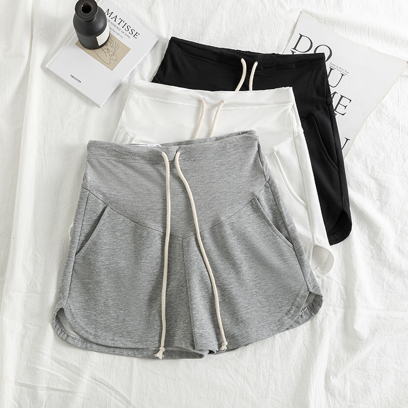 Maternity Shorts, Summer Thin Style, Suitable for Petite Women, Drawstring Sports Wide-Leg Pants, Summer Anti-Exposure Casual Leggings Maternity Shorts, Summer Thin Style, Suitable for Petite Women, Drawstring Sports Wide-Leg Pants, Summer Anti-Exposure Casual Leggings