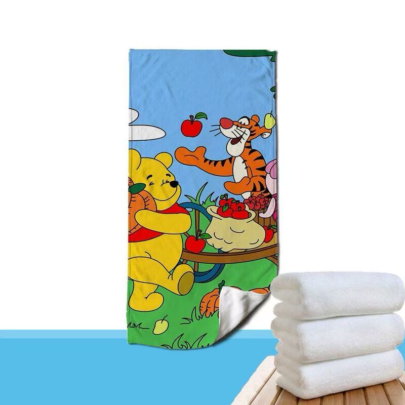 Winnie the Pooh and Tigger Cartoon Bath Towel, Sports Towel, Gym Towel, Beach Towel, Seaside Towel, Yoga Towel, Absorbent