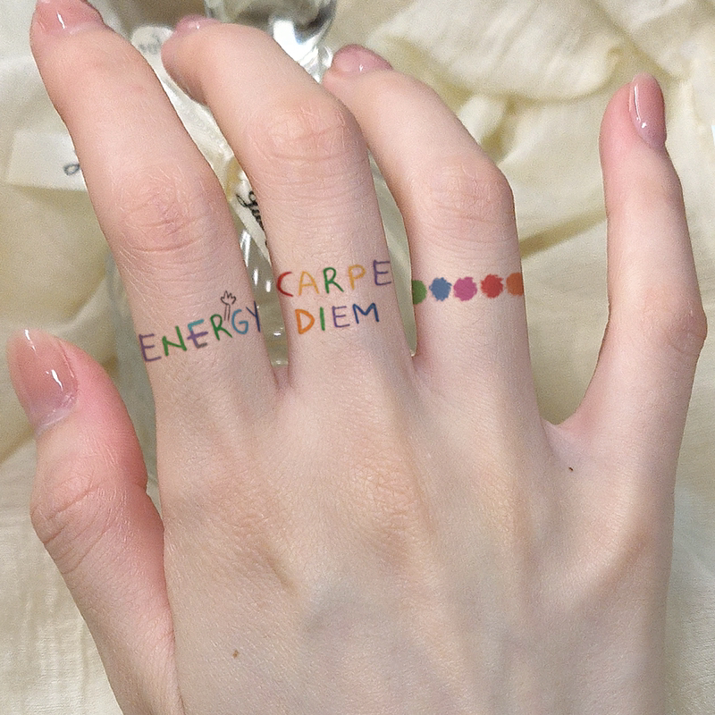 Butoo |   [Mini Finger Tattoo Stickers] Waterproof Colorful Finger Tattoo Stickers Small Size Tattoo Stickers