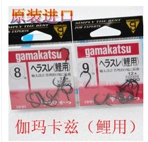 Broken number processing Gamakatsu Gamma Kaz carp (black no way thorn hook fish hook