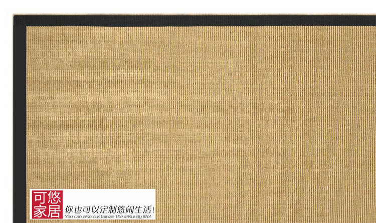 Sisal gai rơm thảm tùy chỉnh chống trượt nhà Trung Quốc phòng khách Mỹ bàn cà phê phòng ngủ có thể nhàn nhã thảm - Thảm thảm nằm cho bé