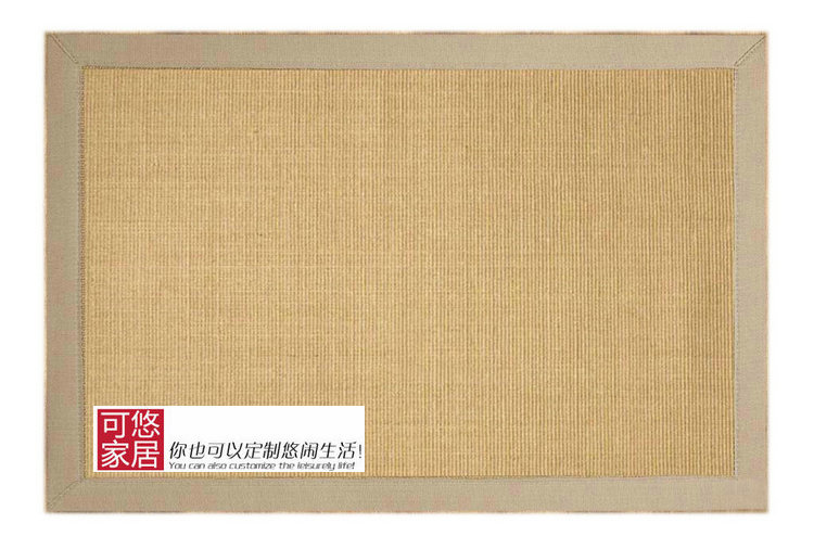 Sisal gai rơm thảm tùy chỉnh chống trượt nhà Trung Quốc phòng khách Mỹ bàn cà phê phòng ngủ có thể nhàn nhã thảm - Thảm thảm nằm cho bé