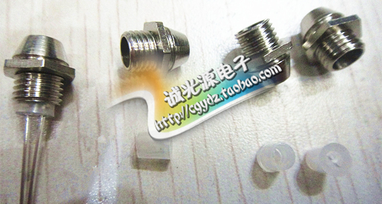 LED lamp holder 3MM copper sleeve F3 lamp sleeve isolation column interval column LEDLED light lampshade signal metal seat