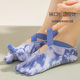 Tie-Dye Yoga Socks for Women, Professional Non-Slip Strap Five-Toe Socks, Fitness Beginners' Pilates Socks, Indoor Sports