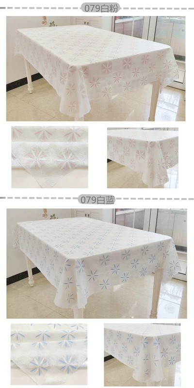 Bàn ăn PVC và khăn trải bàn không thấm nước TV tủ pad nhựa bàn cà phê pad tùy chỉnh in khăn trải bàn - TV