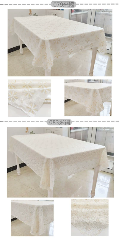 Bàn ăn PVC và khăn trải bàn không thấm nước TV tủ pad nhựa bàn cà phê pad tùy chỉnh in khăn trải bàn - TV