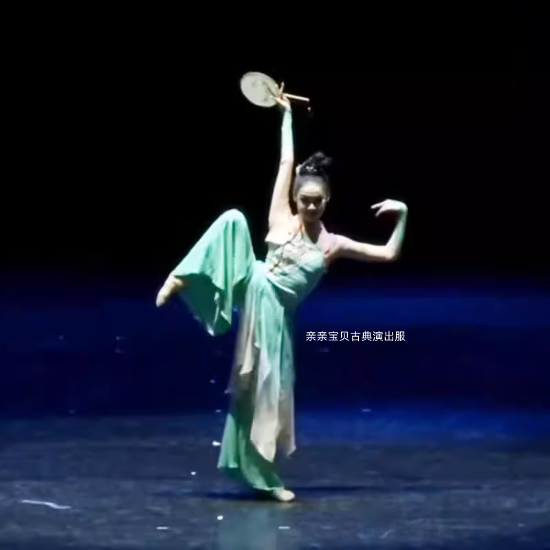 New Classical Dance Performance Costume for Women, Same Style as Liuliang, Solo Dance Large Skirt Pants, Adult Art Exam Performance Clothing