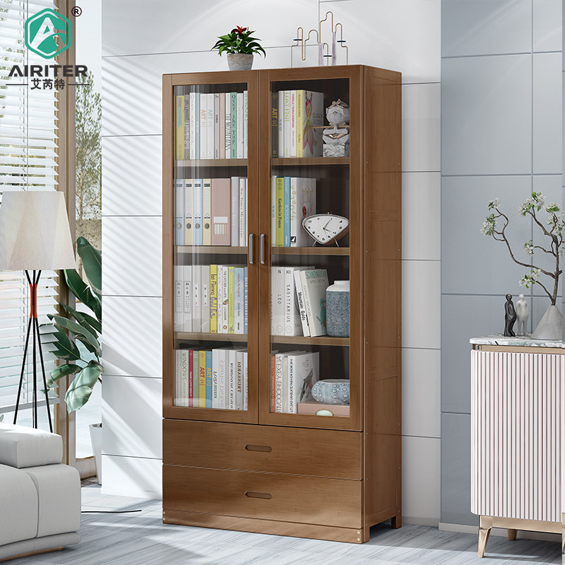 Simple Bookshelf Shelves Shelve Bookcase Children's Collection Bookcase Home Living Room Dust-Proof Non Solid Wood Lockers