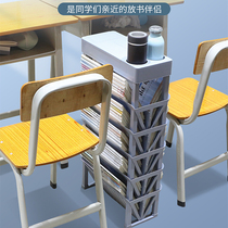 Table-side bookshelf removable custom narrow junior high school students 3 school classroom students multi-functional learning hanging book bag