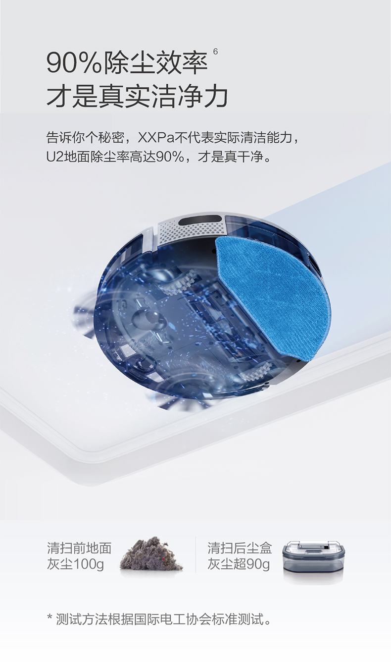 科沃斯 U2智能扫地机器人 可连天猫精灵 图3