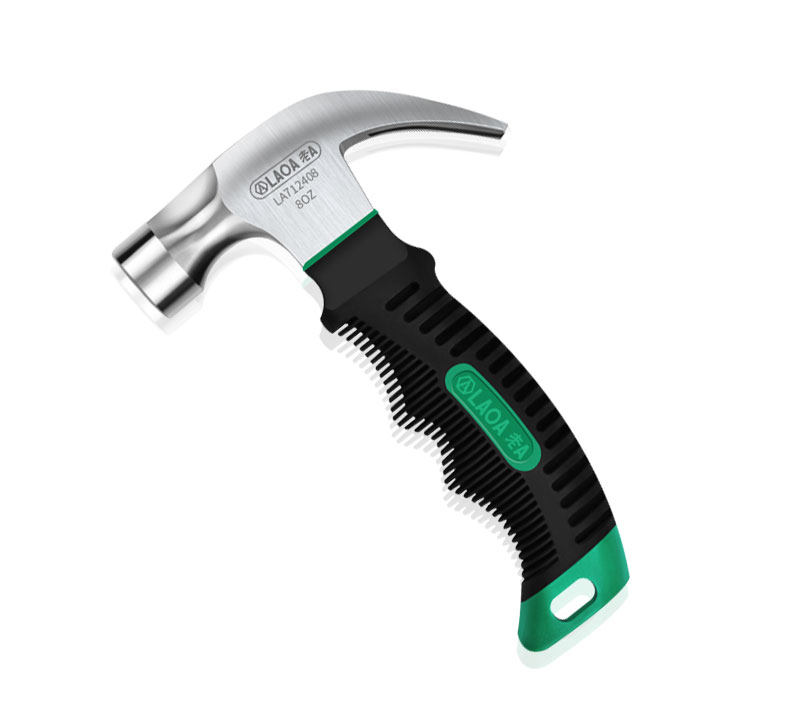 Old A Mini Goat Corner Hammer 8OZ Home Multifunction Small Iron Hammer Head Wood Nail Hammer Break Window Small Hammer