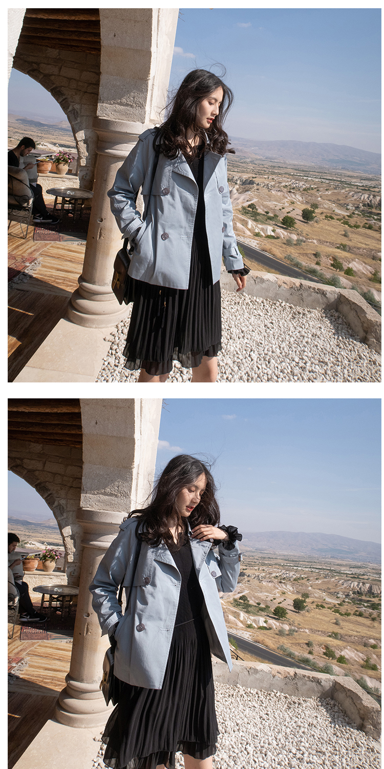 Trench pour femme SLTOWN     en Coton - Ref 3227901 Image 17