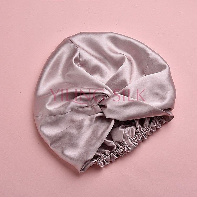 Ssection double genuine silk sleeping hat 22 mmm heavy silk headscarf 100 mulberry silk moon subcap adult headgear dry hair hat