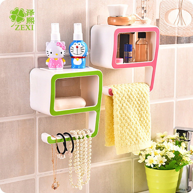 T 4010 creative digital 9 plastic bathroom storage box Soap box Toilet shelf storage rack