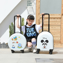 Childrens trolley case round cute cartoon luggage toy custom logo baby 18 inch drag suitcase