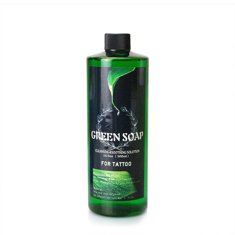 The American imported new green algae clean skin foam cleaning the weeds 500ml tattoo green algae