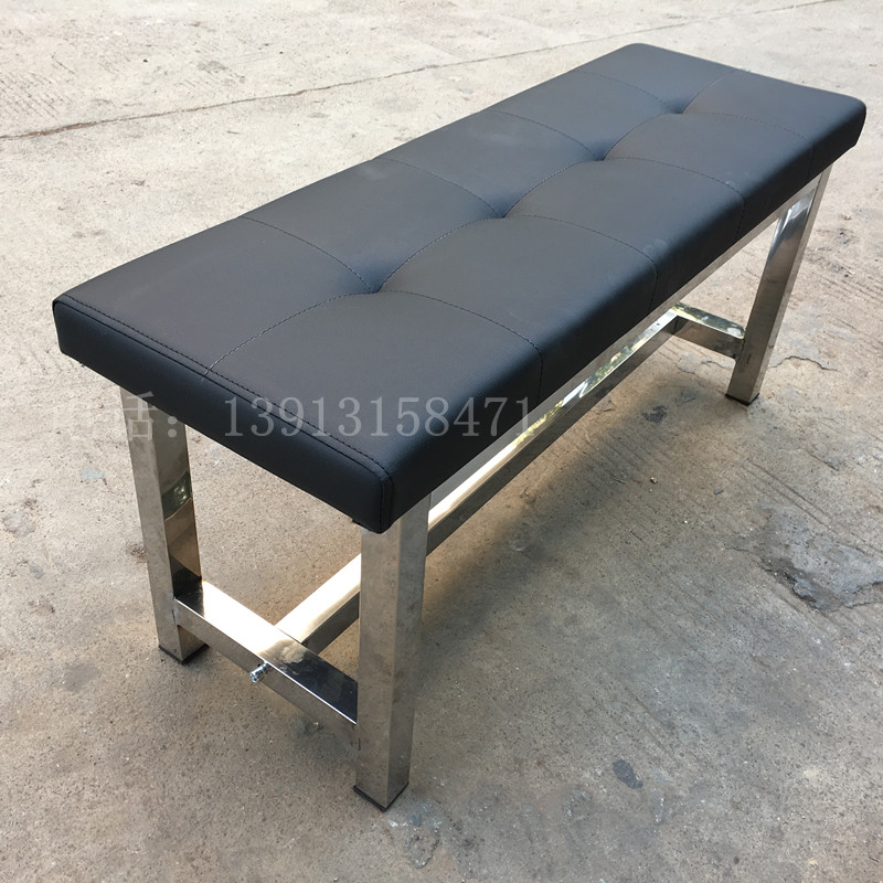 Bathroom Locker Room Bench Stainless Steel Bar Stool For Shoes