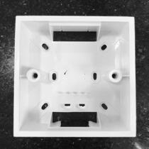 Thickened switch socket bottom type 86 junction box Switch socket bottom box Junction box Surface mounted plastic flame retardant bottom box