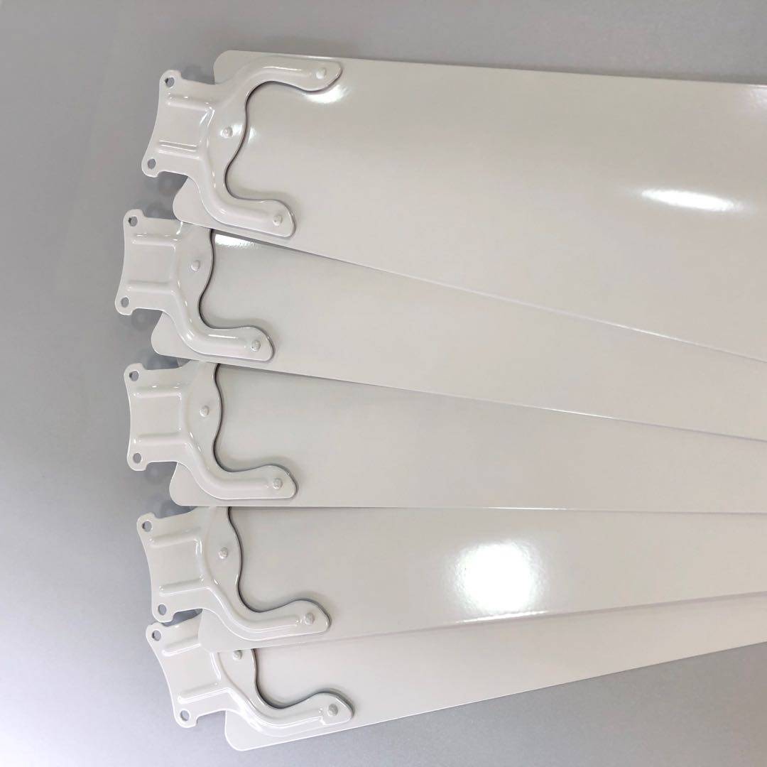 Потолочный вентилятор 远东5叶页吊扇王56寸1400白色绿色叶子片风扇叶5片铁制叶叶片配件 Far East electric