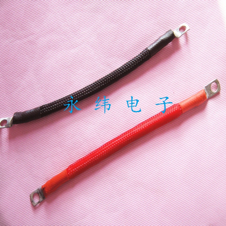 Premium 16 squared storage battery car hitch special soft silicone power supply connecting line single price