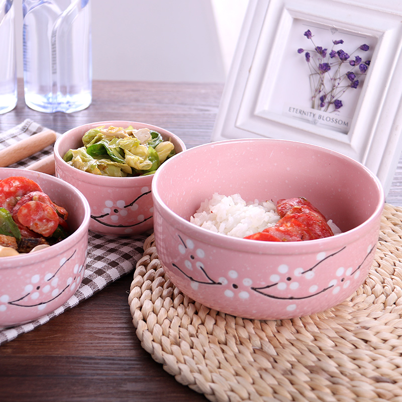 Mercifully rainbow such as bowl with cover the dormitory with students to use chopsticks sets ceramic bowl with Japanese lunch box mercifully rainbow such as bowl bowl dorm