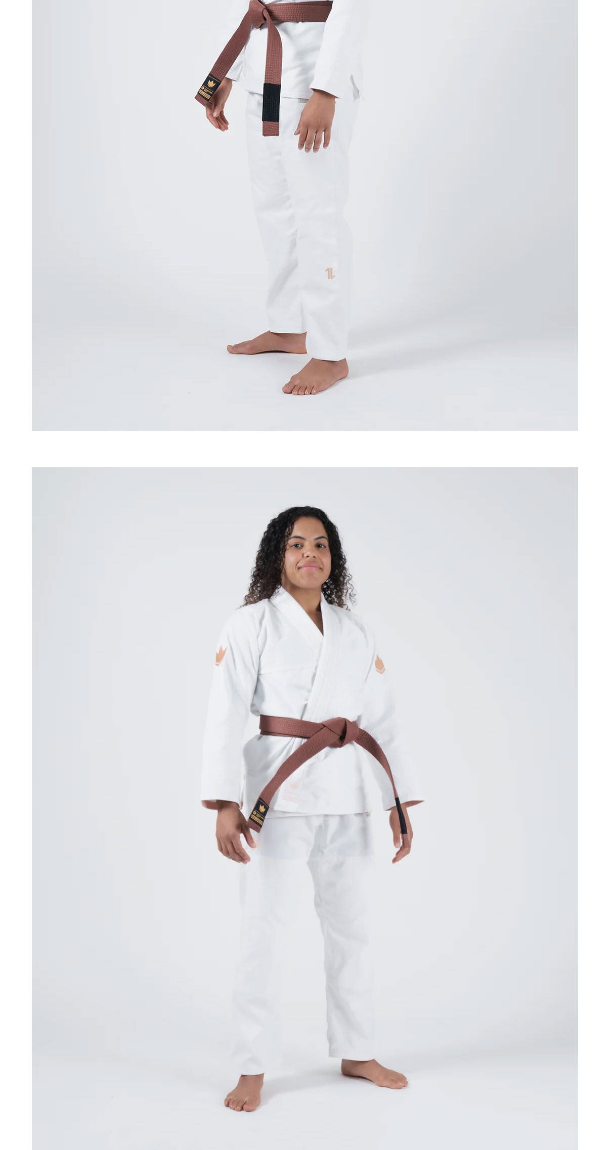 Форма для дзюдо kingz the one v2 women's 女款巴西柔术道服 黑白蓝 现货