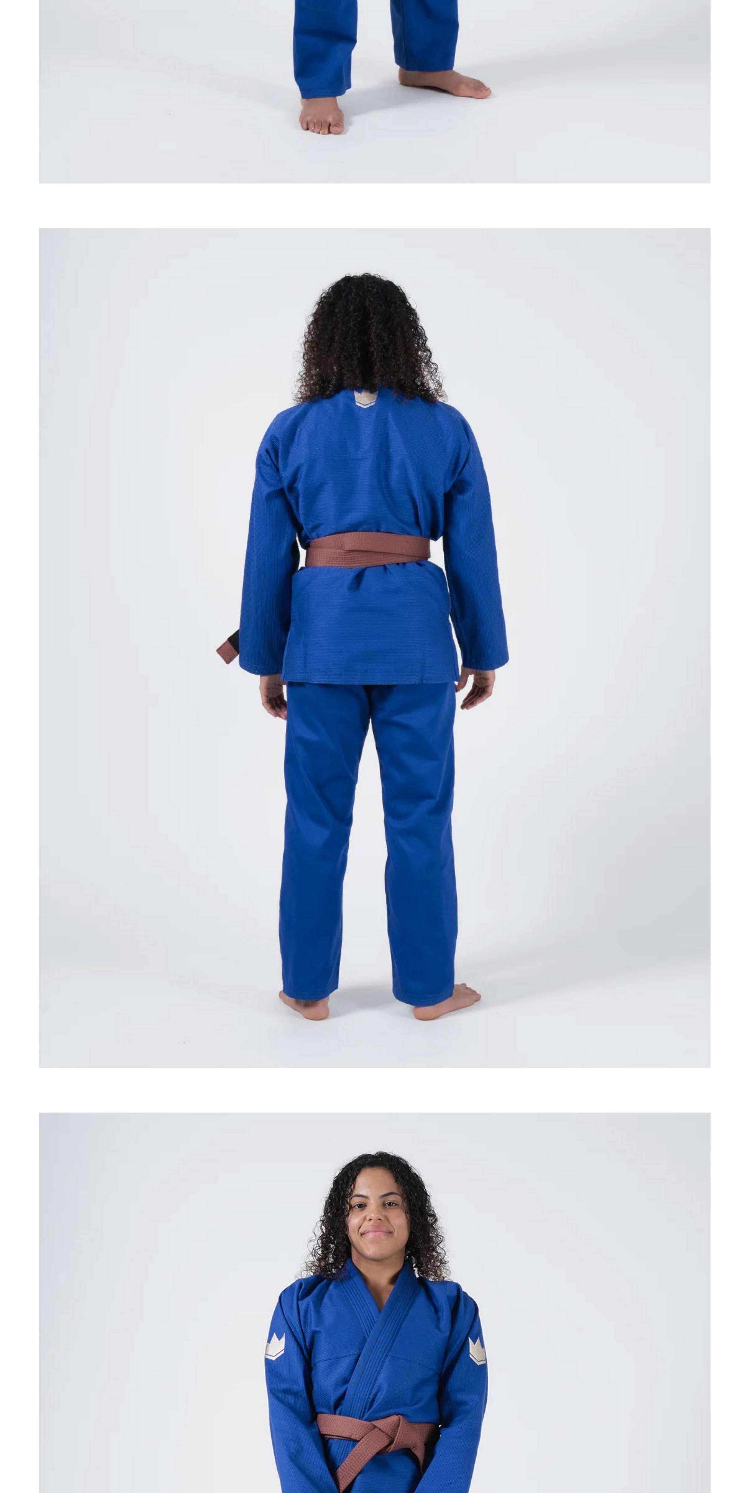 Форма для дзюдо kingz the one v2 women's 女款巴西柔术道服 黑白蓝 现货