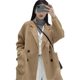 2022 autumn and winter new high-end double-sided cashmere coat women's mid-length small loose wool coat