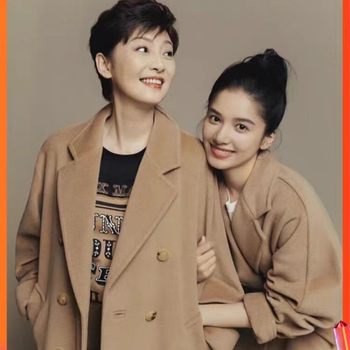 2025 new herringbone pattern the boss lady recommends new double-sided jacket coat fashionable herringbone pattern women's jacket